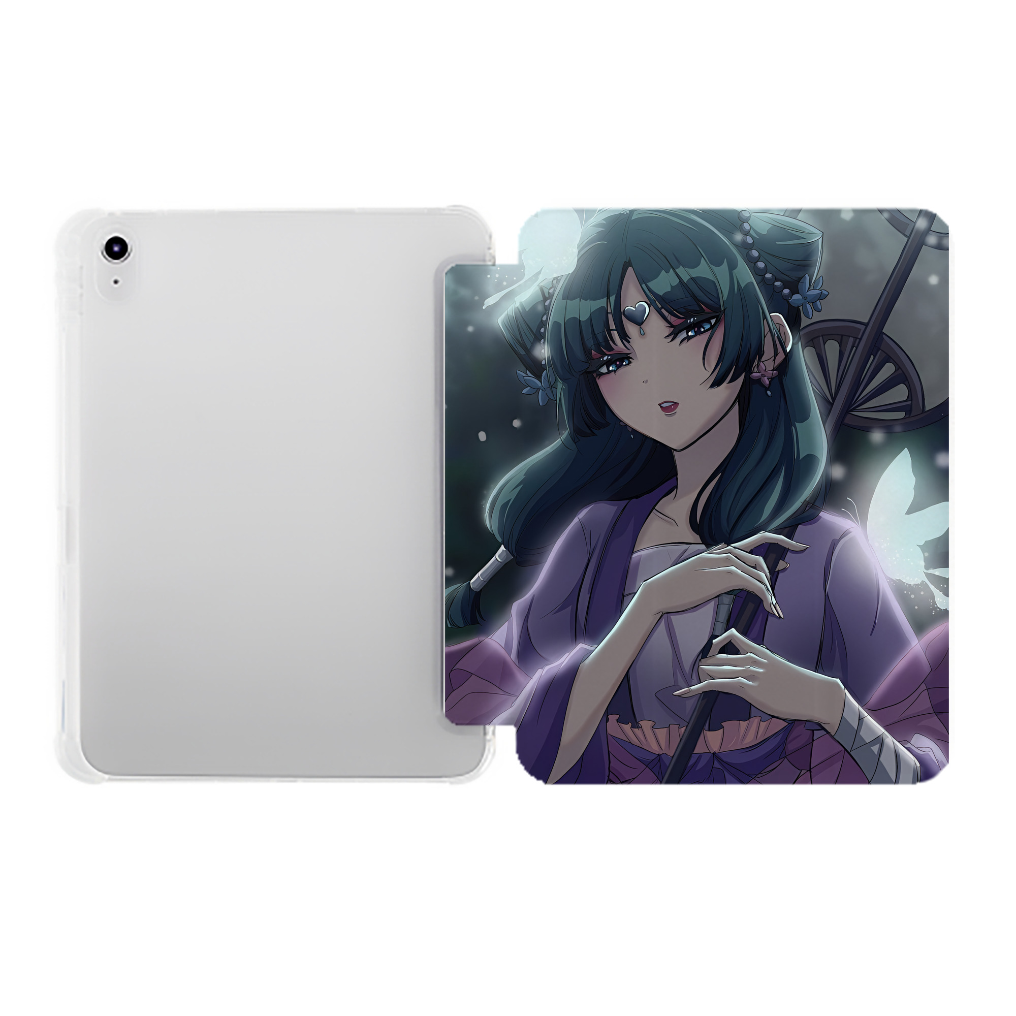 （画像用） 薬屋のひとりごと The Apothecary Diaries IPad ケース ペン収納付き 三つ折りスタンド PUレザー×シリコン 対応機種9.5/10.5/10.9インチ